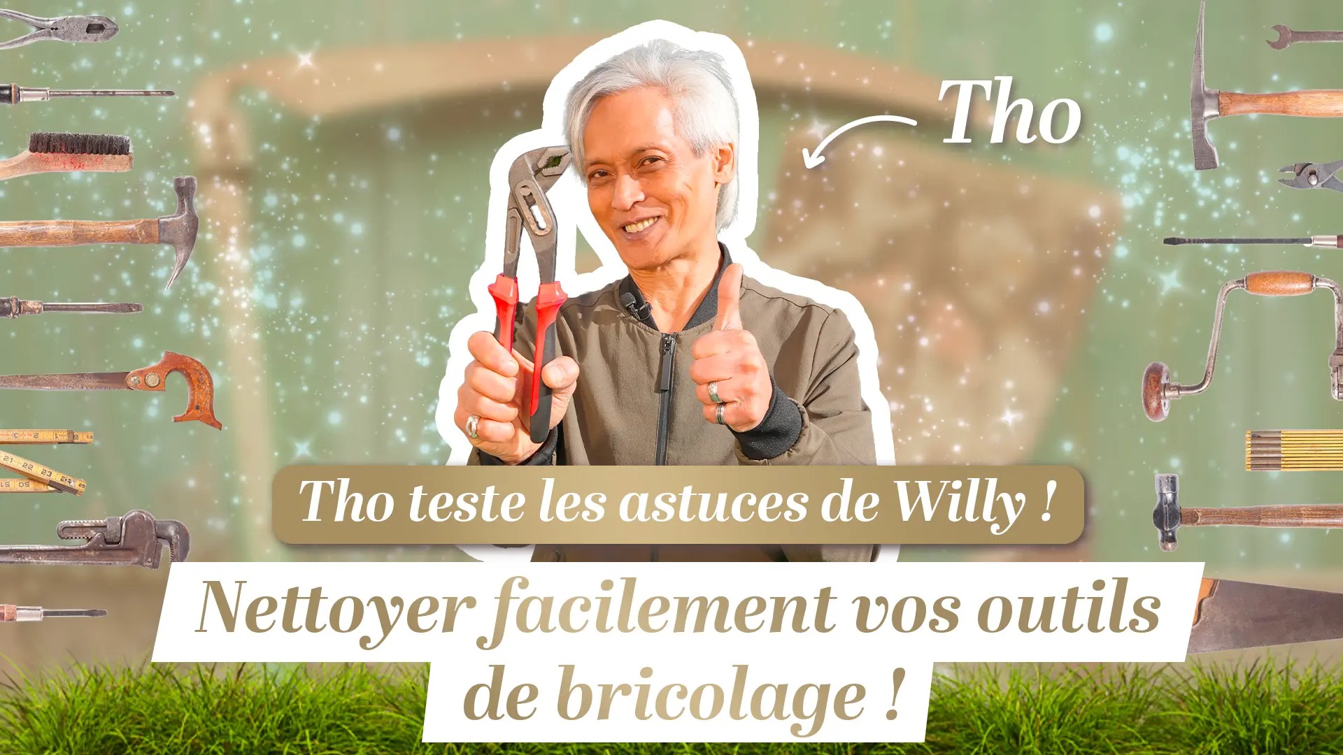 Comment récupérer vos outils de bricolage facilement ? Tho teste les astuces de Willy !