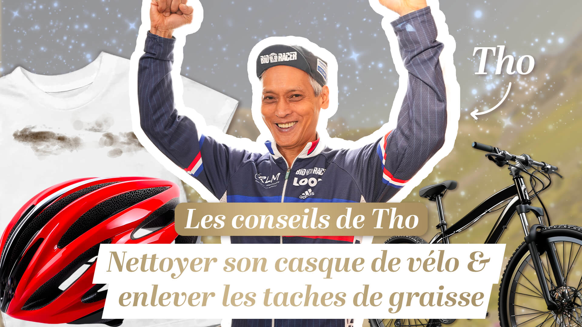 Cyclistes : les astuces de Tho pour un casque propre et un maillot impeccable