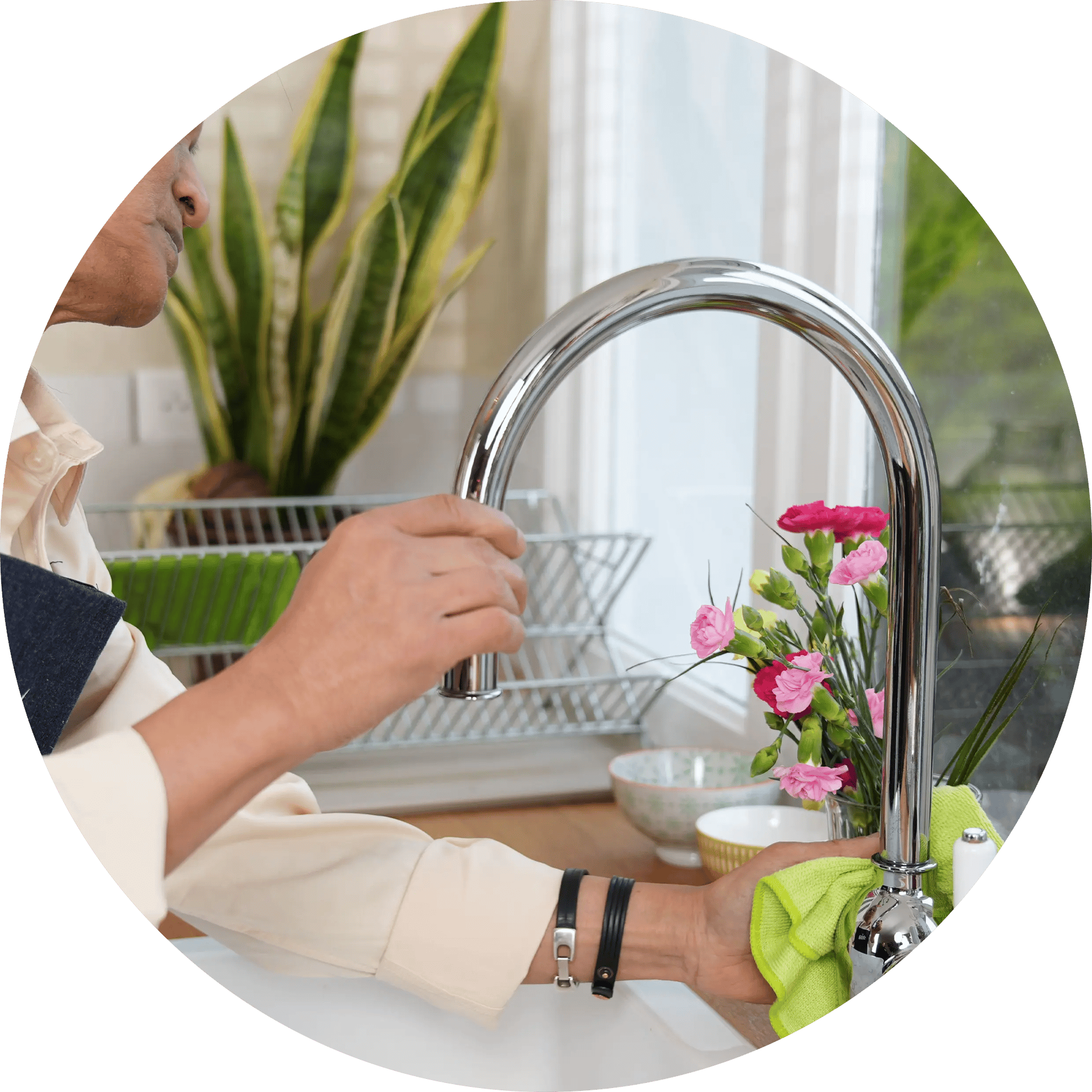 Nettoyage en profondeur des salles de bains et de la cuisine