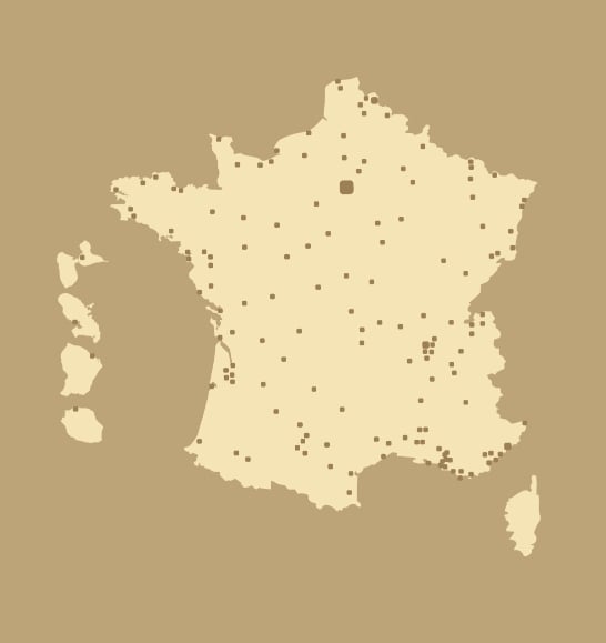 La force d’un réseau unique en France