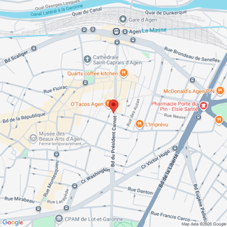 plan de l'agence Shiva agen