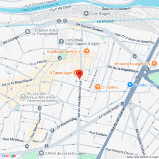 plan de l'agence Shiva aiguillon