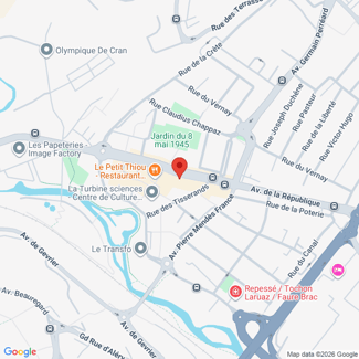 plan de l'agence Shiva annecy-sud