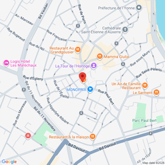 plan de l'agence Shiva auxerre