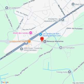 plan de l'agence Shiva benesse-maremne