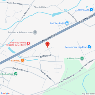 plan de l'agence Shiva benesse-maremne