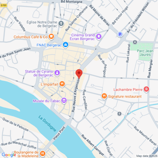 plan de l'agence Shiva bergerac