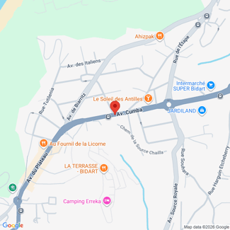 plan de l'agence Shiva biarritz