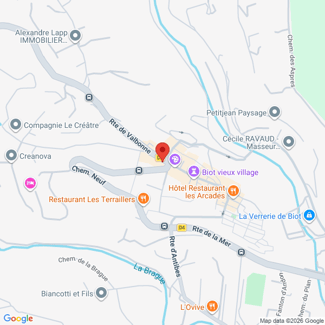 plan de l'agence Shiva biot