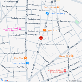 plan de l'agence Shiva bordeaux-nansouty