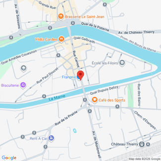 plan de l'agence Shiva chateau-thierry