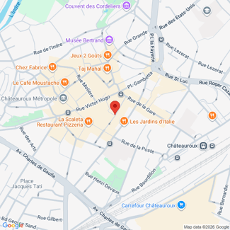 plan de l'agence Shiva chateauroux