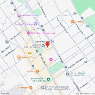plan de l'agence Shiva clichy