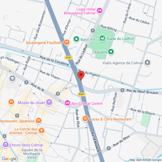 plan de l'agence Shiva colmar-alsace