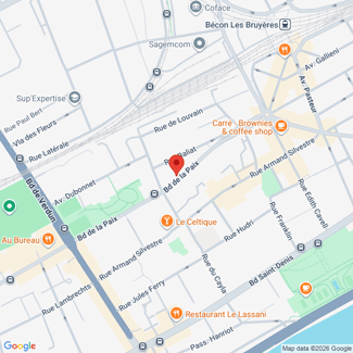plan de l'agence Shiva courbevoie-becon
