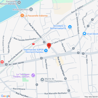 plan de l'agence Shiva decines