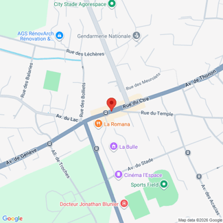 plan de l'agence Shiva douvaine