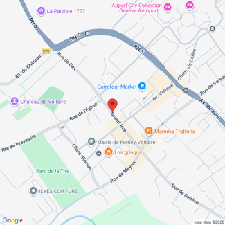 plan de l'agence Shiva prevessin-moens