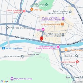 plan de l'agence Shiva figeac