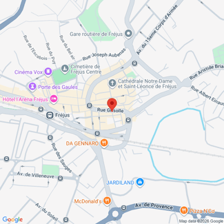 plan de l'agence Shiva bagnols-en-foret