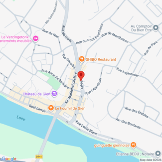 plan de l'agence Shiva gien