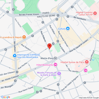 plan de l'agence Shiva issy-les-moulineaux