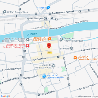 plan de l'agence Shiva thorigny-sur-marne