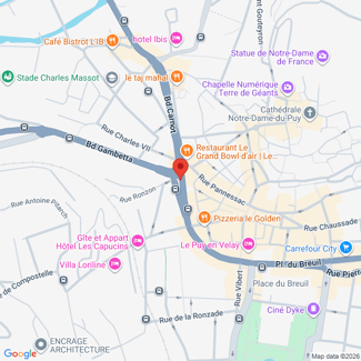 plan de l'agence Shiva le-puy-en-velay