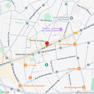 plan de l'agence Shiva romainville