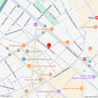 plan de l'agence Shiva faches-thumesnil