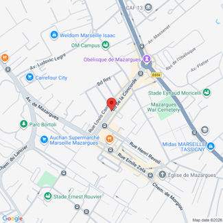 plan de l'agence Shiva marseille-9eme-mazargues