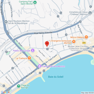 plan de l'agence Shiva menton
