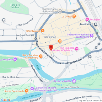 plan de l'agence Shiva montbeliard