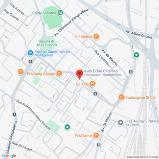 plan de l'agence Shiva montpellier-centre