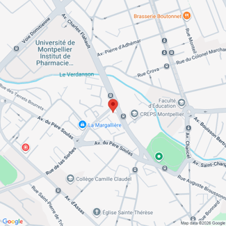 plan de l'agence Shiva montpellier-nord