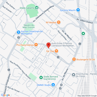 plan de l'agence Shiva montpellier-ouest