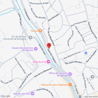 plan de l'agence Shiva locquirec