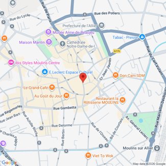 plan de l'agence Shiva bourbon-lancy
