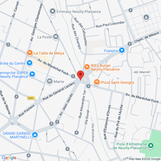 plan de l'agence Shiva neuilly-plaisance