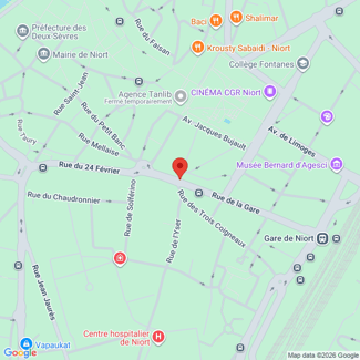 plan de l'agence Shiva niort