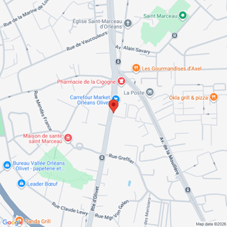 plan de l'agence Shiva mezieres-lez-clery