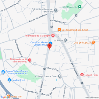 plan de l'agence Shiva orleans-sud