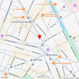 plan de l'agence Shiva paris-10eme-magenta
