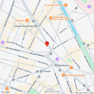 plan de l'agence Shiva paris-10eme-magenta