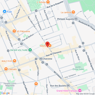 plan de l'agence Shiva paris-11eme-charonne