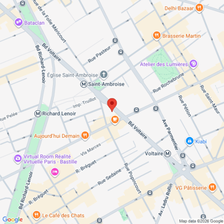 plan de l'agence Shiva paris-11eme-voltaire