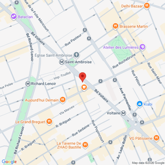plan de l'agence Shiva paris-11eme-voltaire
