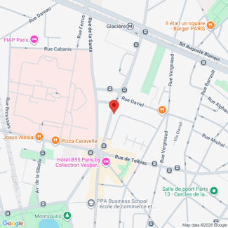 plan de l'agence Shiva paris-13eme-glaciere