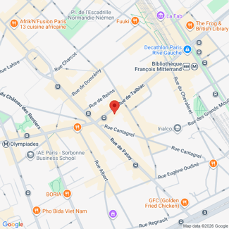 plan de l'agence Shiva paris-13eme-tolbiac