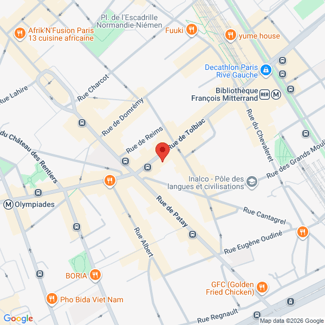 plan de l'agence Shiva paris-13eme-tolbiac